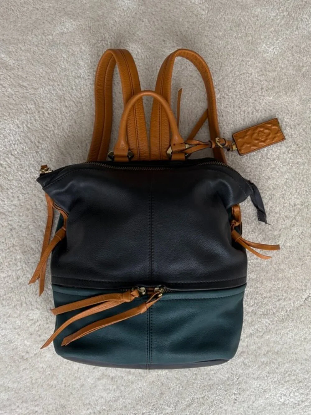 OrYANY Backpack In Black/Green